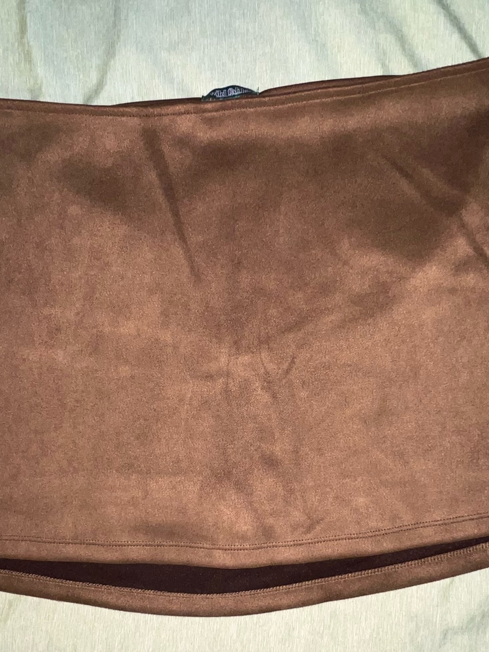 wild fable Brown Suede Mini Skirt